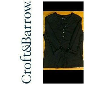NWOT Croft & Barrow Top